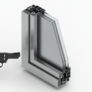 W95BP turn-tilt Bullet resistant window